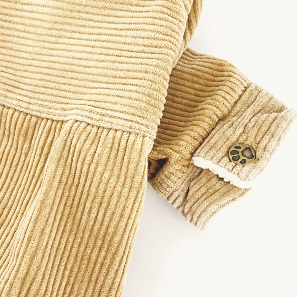 SOLD DMC Corduroy and Sherpa Dog Jacket - Picture 8 of 9